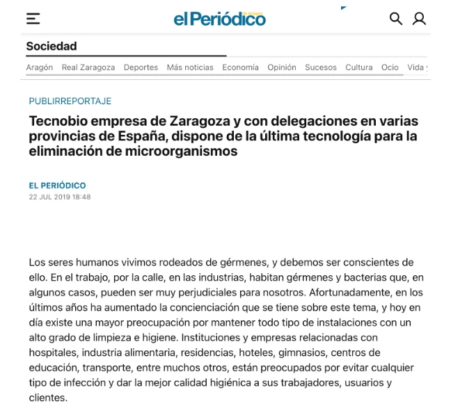 Tecnobio en prensa